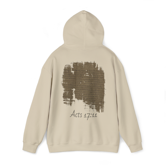 Unisex Hoodie - Acts 17:11